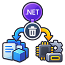 A resource cleanup control with two distinct release paths.